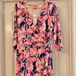 NWT Lilly Pulitzer XL Jessalynne Wrap Romper